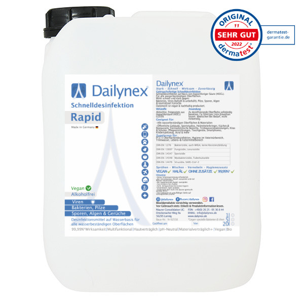 5l rapid disinfection alcohol-free Dailynex Rapid canister