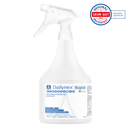 Gebrauchsfertige Schnelldesinfektion ohne Alkohol Spray Dailynex Rapid 750ml