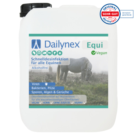 Disinfectant for horses, animals, surfaces, stables, boxes & hay storage