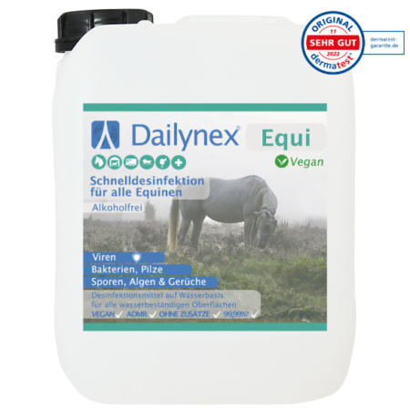 Disinfectant for horses, animals, surfaces, stables, boxes & hay storage